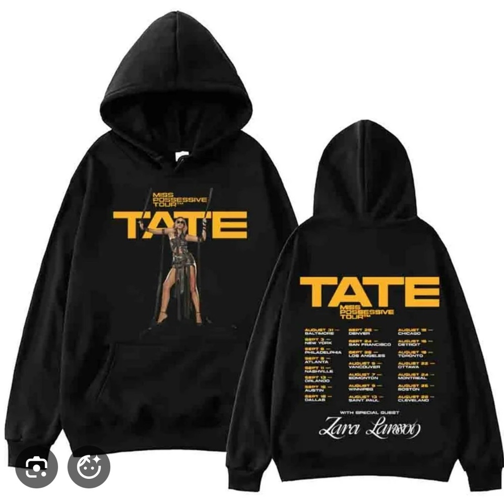 Tate McRae Miss Possessive World Tour Hoodie